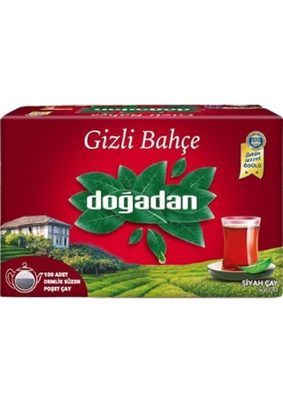 Doğadan Gizli Bahçe 100'lü Demlik Poşet Çay, 320 Gr.