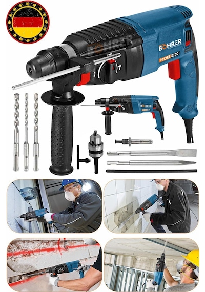 Böhrer GBH2 3 Blue Fonksiyonlu Kırıcı Delici + X-treme Bulldog Elektrikli Hilti Matkap