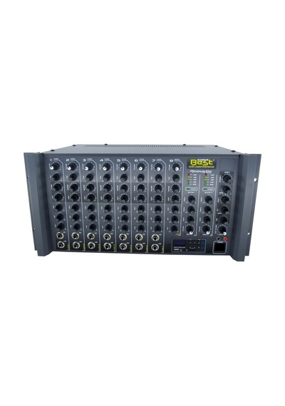 Best Acoustic AN8200RSUT2 Anfi 2 x 200 Watt 8 Kanal Reverb + Usb + Çift Trafolu