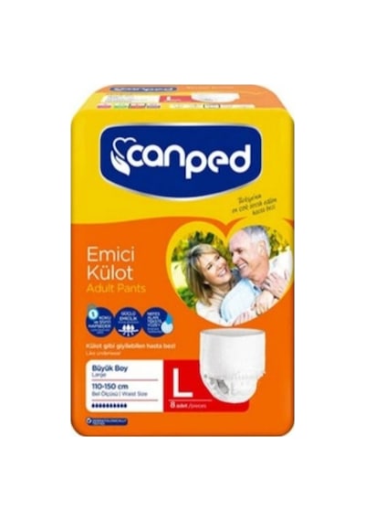 Emici Külot Hasta Bez Large 110-150 Cm 30'lu