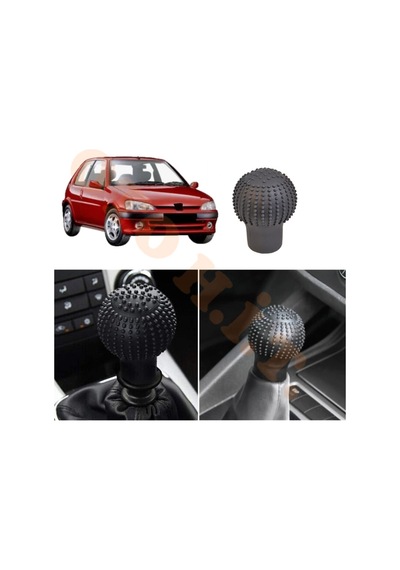 Peugeot 106 Manuel Uyumlu Vites Kılıfı Masajlı Mat Siyah