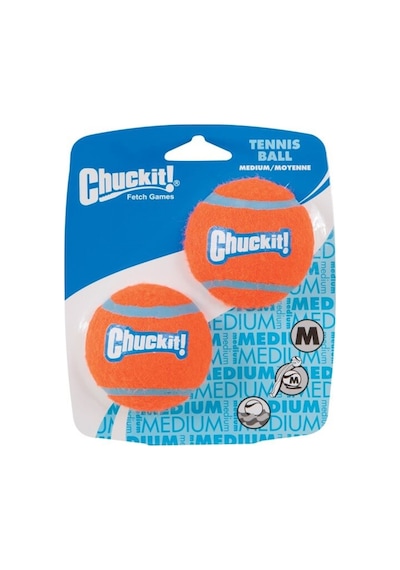 Chuckit 2'li Köpek Tenis Oyun Topu Orta Boy 6.4 CM