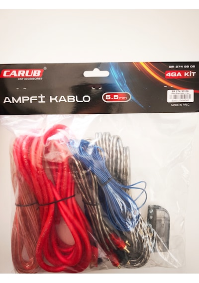 Amfi Tesisat Kablo Seti 4-ga Kit 5.5 Mm