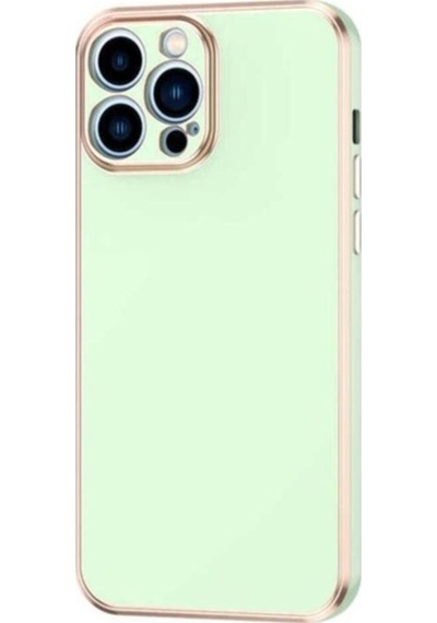 Apple Uyumlu iPhone 13 Pro Max Kılıf Zore Bark Kapak Yeşil