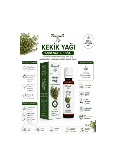 Kekik Yağı 20 Ml - Arındırıcı Cilt & Tırnak Bakım Yağı