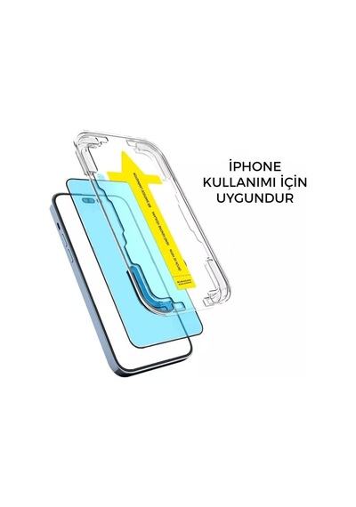 Iphone 13 Pro Max Uyumlu 6d Temperli Cam Tak Kullan Ekran Koruyucu Kırılmaz Telefon Camı