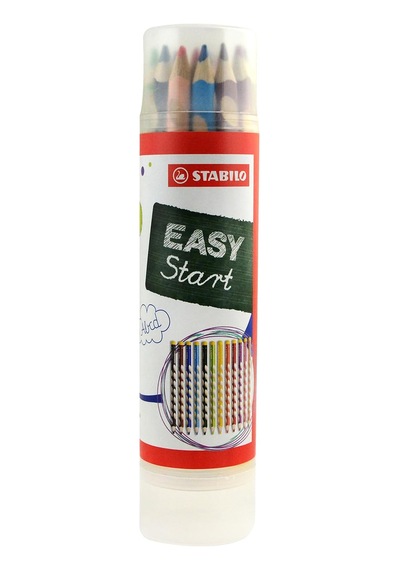 Stabılo Easycolors - Ergonomik Kuru Boya Kalemi - 12 Renkli Tüp - Sol 124-Pembe