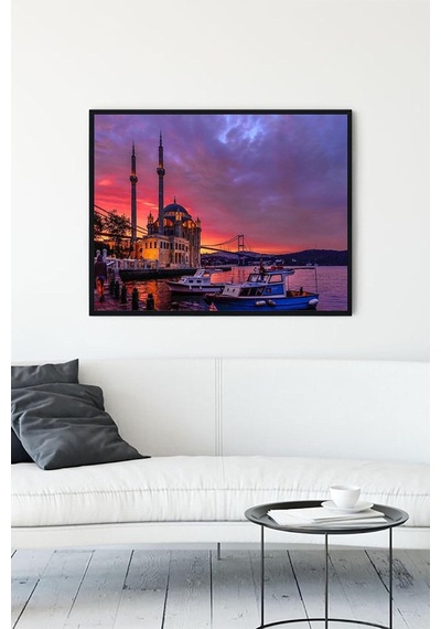 Istanbul Boğazı Manzara Çerçeveli Tablo 30 X 40cm