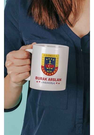 Jandarma Kişiye Özel Baskılı Kupa