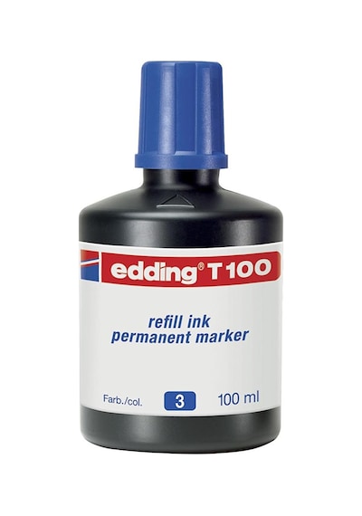 Edding T100 Permanent Mürekkep 100Ml Siyah