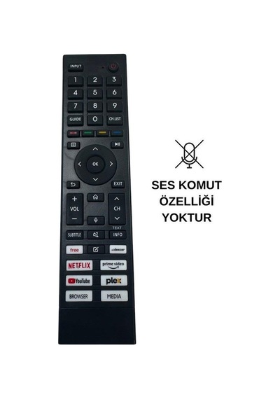 Awox Vidaa Android Smart Led Tv Kumandası - Ses Komutsuz