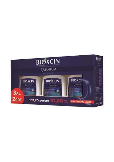 Bioxcin Quantum Kuru Normal Şampuan 3 Al 2 Öde