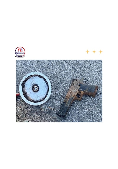40mm Çok Güçlü Deniz Mıknatısı - Fishing Magnet - Neodyum Daimi Çelik Mıknatıs - Halkalı Pot Mıknatıs - Nik