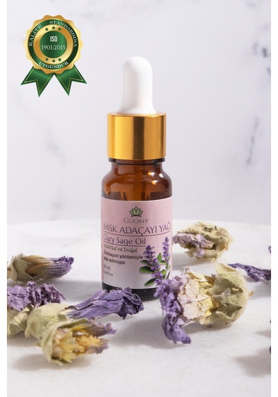 Goomy Misk Adaçayı Yağı %100 Doğal Bitkisel Uçucu Yağ Clary Sage Oil 10ml 10 ML