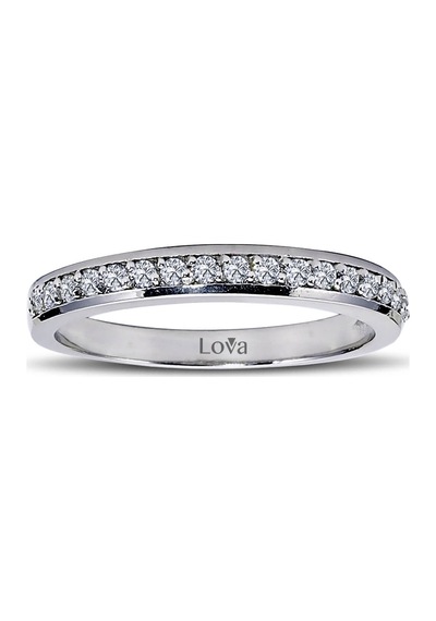Lova 0,25 Karat Pırlanta Yarımtur Yüzük - 1020214