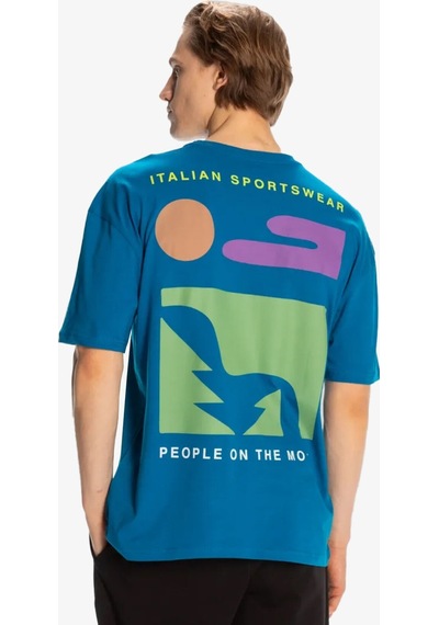 Kappa Kappa Sport Floyd Erkek Mavi T-shirt 321w7tw-798 Mavi