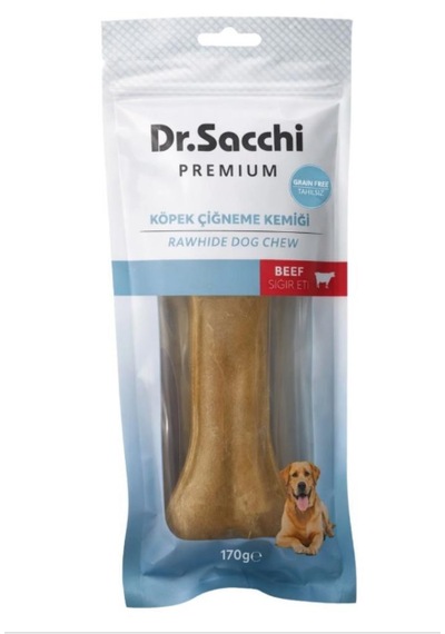 Dr.sacchi Sığır Derisi Press Kemik Köpek Ödülü 170 Gr