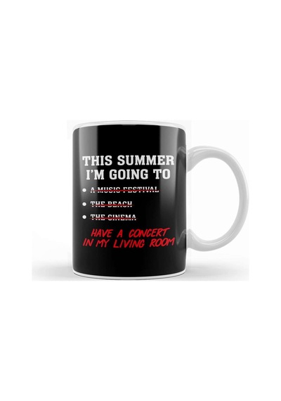 This Summer I'm Going To Have A Concert In My Living Room Kupa Bardak Porselen Karışık
