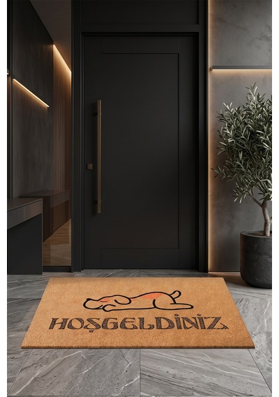 Villadia Home Textile Kapı Önü Paspası Kaymaz Taban Dekoratif Paspas Ev Giriş Antre İç Ve Dış Mekan Paspası 45x70 Cm 22ypycoco