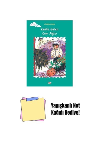 Kente Gelen Çam Ağacı + Yapışkanlı Not Kağıdı