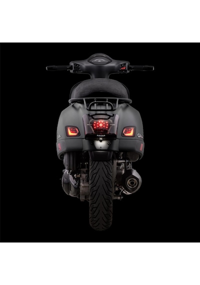 Vespa Gts-gtv Arka Taşıma Demiri 70'ler Parlak Siyah / Sıp