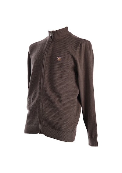 U.s. Polo Assn. Erkek Minimalist Fermuarlı Hırka - Günlük Şıklık Antrasit