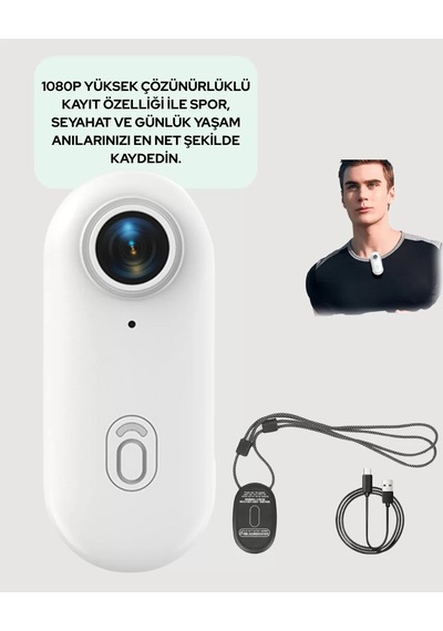 Şarj Edilebilir Uzun Ömürlü Mini Spor Kamera Full Hd Yeni Nesil 55898653