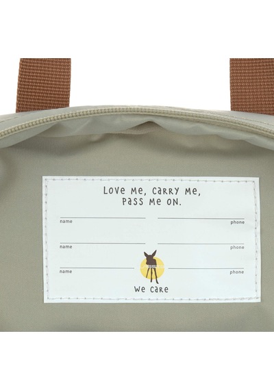 Lassig Little Gang Mini Sırt Çantası Light Khaki Çok Renkli