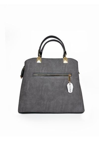 Westbag Kadın Butterfly El Ve Omuz Çantası Kol Çantası Charm Detaylı Gri