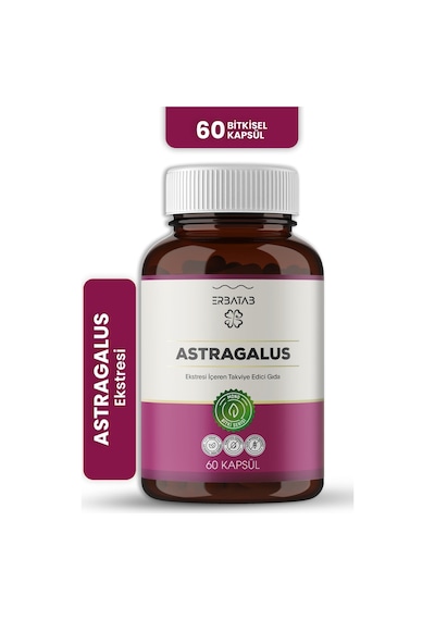 Erbatab Astragalus Çin Geveni Eki 60 Kapsül