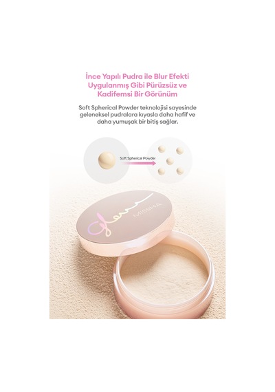 Missha Glow Luminous Loose Powder Pembe