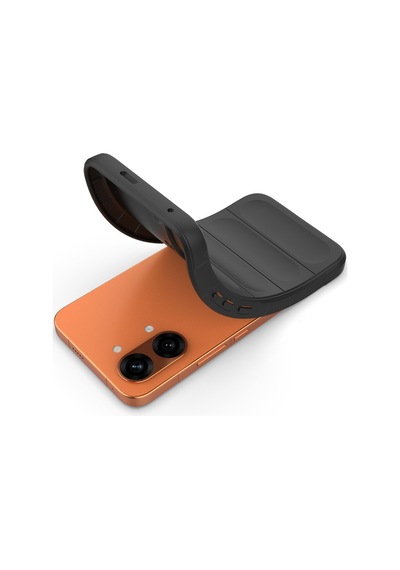 Teleplus Xiaomi Poco X8 Pro Max Kılıf Kamera Korumalı Etnik Silikon Siyah