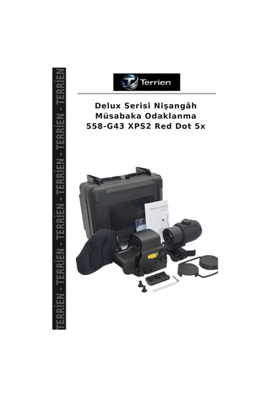 Delux Serisi Nişangâh Müsabaka Odaklanma 558-g43 Xps2 Red Dot 5x