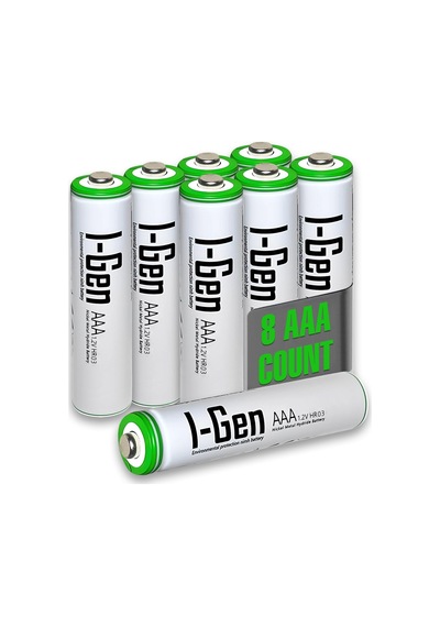 B109 8 Adet Aaa 900 Mah Şarj Edilebilir İnce Kalem Pil 1.2v Ni-mh Şarjlı Pil