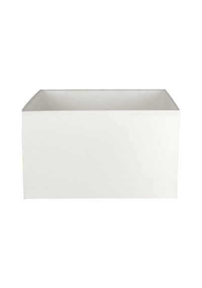 Dikdörtgen Tavan Lambası Ve Masa Lambası Abajur Başlığı / Krem / 30 18 20 Cm Diğer
