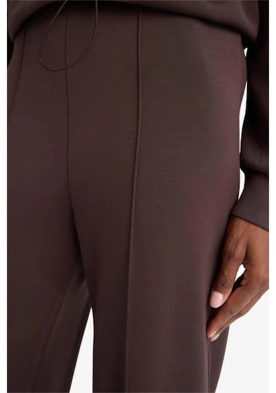 Defacto Straıght Fıt Geniş Paça Standart Boy Modal Sporcu Pantolon F9066ax26spbn192 Kahve-bn192