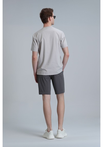 Lufian Erkek Chrıs Spor Chino Slim Fit Şort 111210071 Nefti Nefti Yeşili