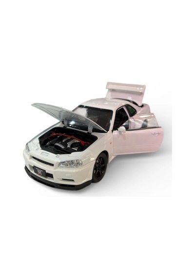 Hobbiez World 1/24 Nissan Gtr R34 - Nismo White