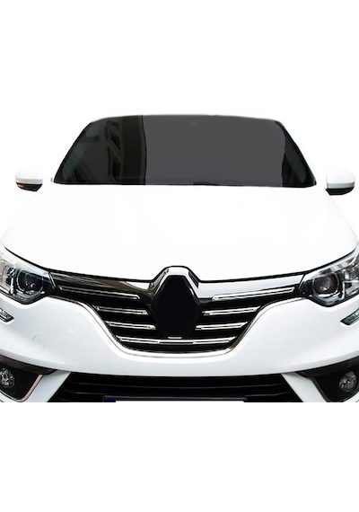 Renault Megane 4 Ön Panjur - Krom 5 Parça 2016-2020 Arası, Hb/sd