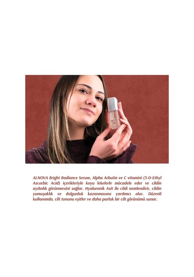 C Vitamini & Alfa Arbutin & Hyaluronik Asit Içeren Aydınlatıcı Serum - Bright Radiance Serum
