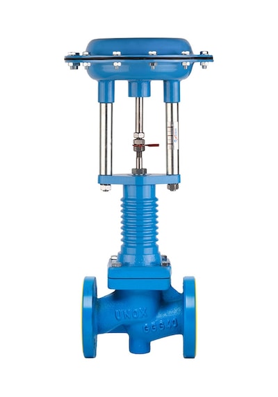 Unox Dn65 2 Yollu Pnömatik On-off Kızgın Yağ Vanası