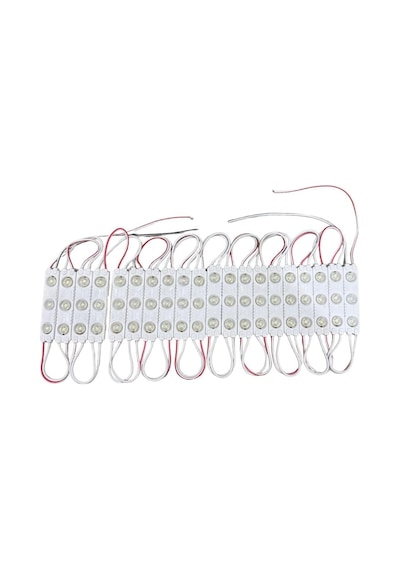 20 Adet 1.5w 12v Mercekli Modül Led Beyaz Standart