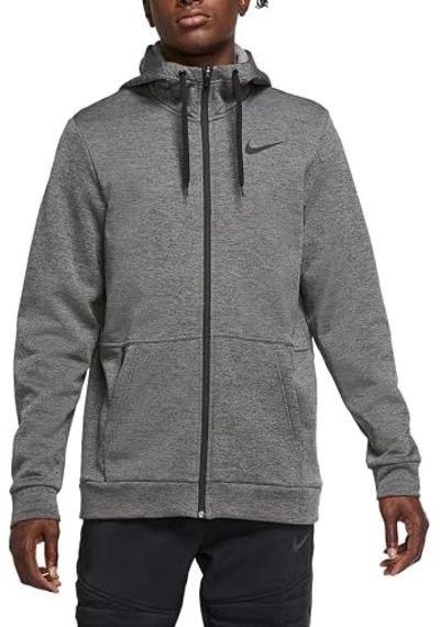 Nike Men's Therma Full-zip Training Hoodie Cu6231-071 Antrasit