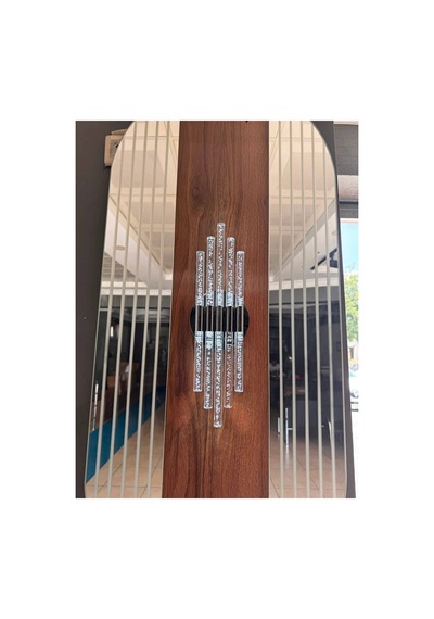 Bhbackhome Aura Medium 39 Cm Modern Tasarım Led Aplik - Duvar Lambası - Gümüş - Beyaz Led Gümüş Beyaz Led