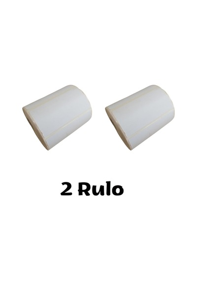 40x80 Mm Termal Terezi Etiketi Yaıpışkanlı Etiket 1 Rulo 500 Adet