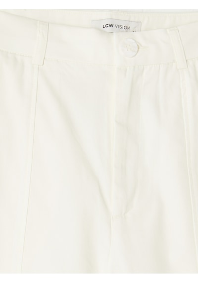 Lcw Vision Ekru Loose Fit Kadın Pantolon