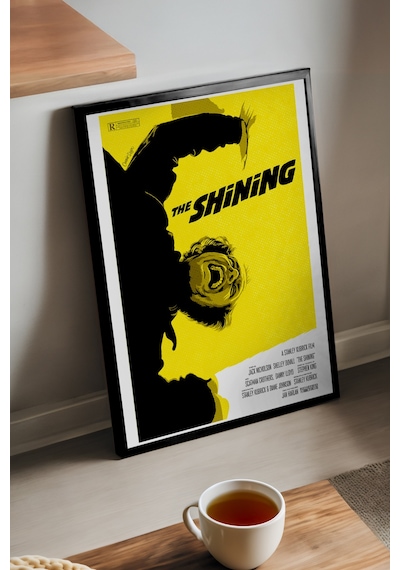 The Shining Siyah Ahşap Çerçeveli Poster, Film Duvar Tablosu