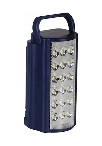 Lacivert Usb Şarj Çıkışlı 24 Led 80 Saat Akülü Şarjlı Işıldak