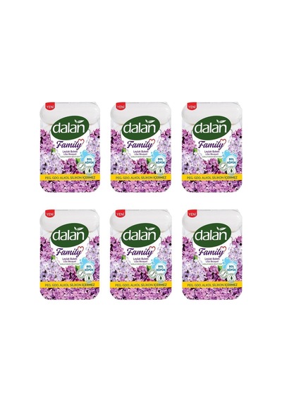 Famıly Sabun Leylak 6'lı Paket 75x4 Gr Leylak Buketi Sabun Diğer