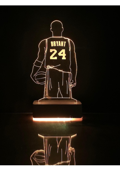 Hediye Kobe Bryant 3D Led Masaüstü Ve Gece Lambası